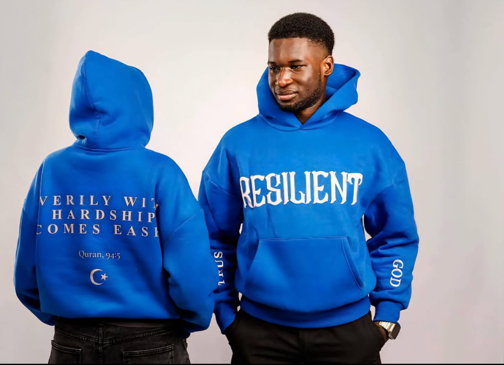 Azrael Quran 94:5 Oversized Hoodie